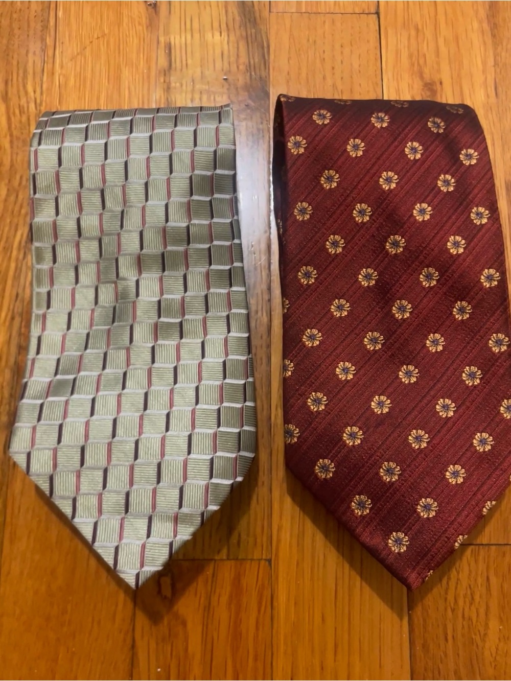 $300 2 Paul Smith Embroidered Italian Silk Ties